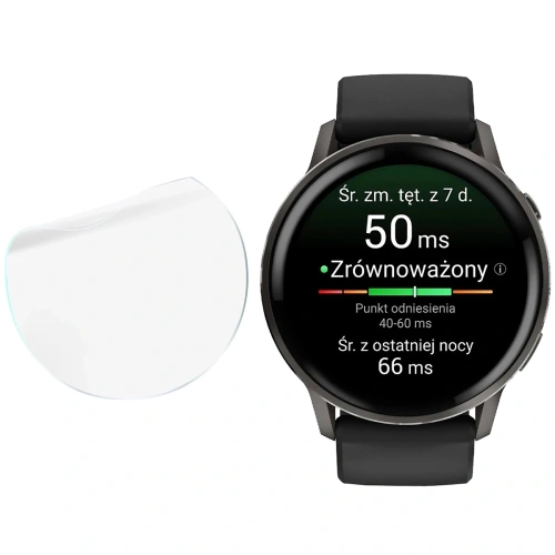 Folia hydrożelowa na ekran Bizon Glass Watch Hydrogel do Garmin Venu 4 45mm