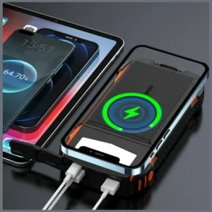 Powerbank solarny 4smarts TitanPack Rugged UltiMag 20000mAh black