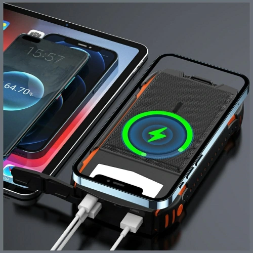 Powerbank solarny 4smarts TitanPack Rugged UltiMag 20000mAh black