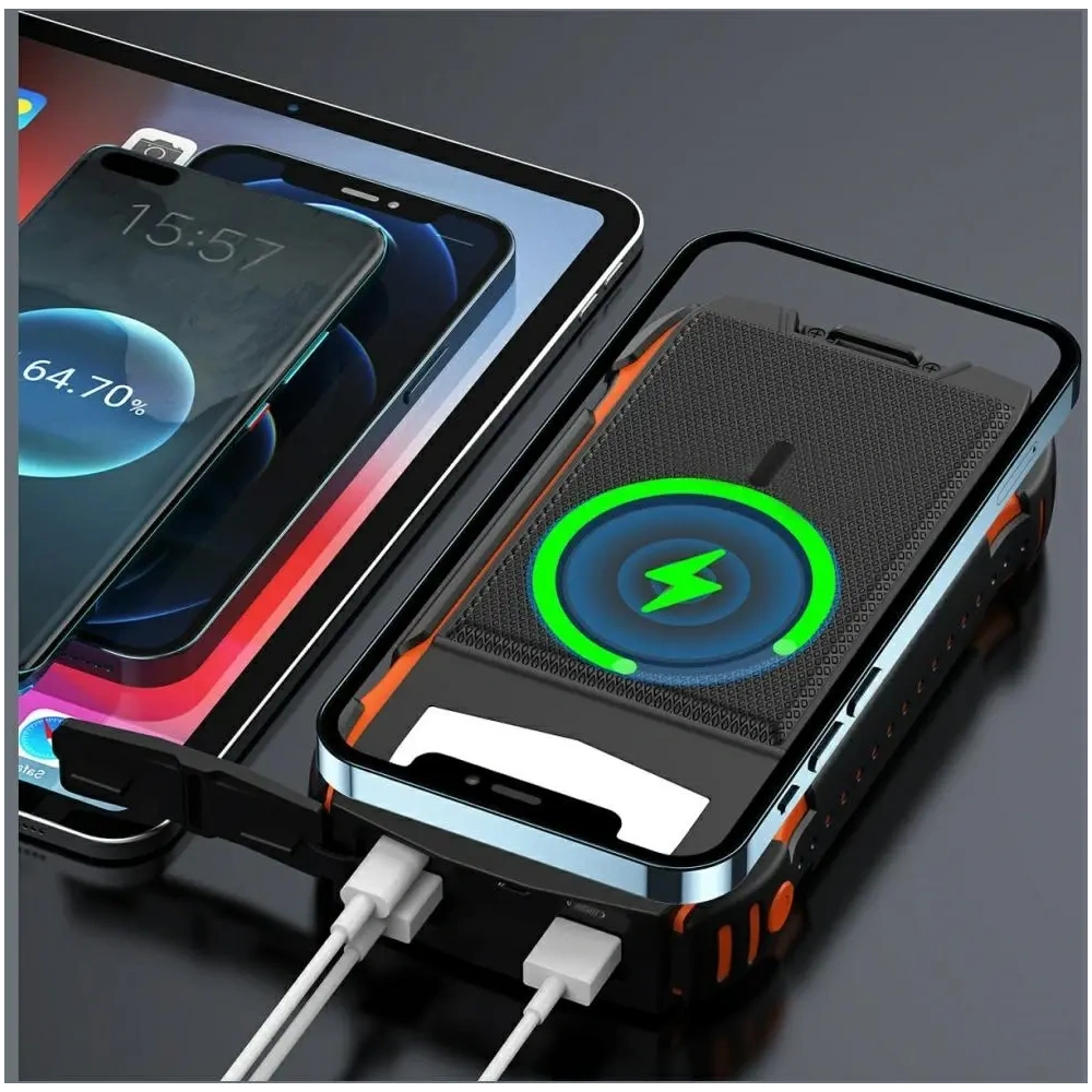 Powerbank solarny 4smarts TitanPack Rugged UltiMag 20000mAh black