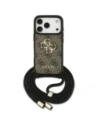 Etui Guess 4G Big Logo Cord Stap Crossbody do Apple iPhone 17 Pro brązowy