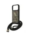Etui Guess 4G Big Logo Cord Stap Crossbody do Apple iPhone 17 Pro brązowy