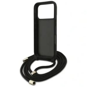 Etui Guess 4G Big Logo Cord Stap Crossbody do Apple iPhone 17 Pro brązowy