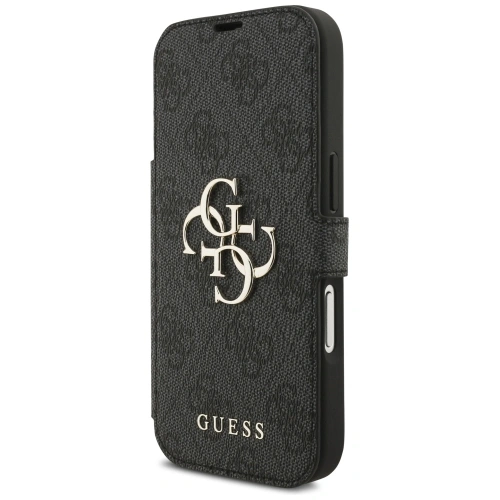 Etui Guess Book 4G Metal Logo do Apple iPhone 17 Pro czarny