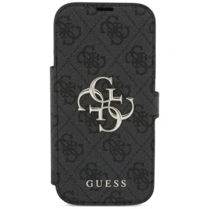 Etui Guess Book 4G Metal Logo do Apple iPhone 17 Pro czarny
