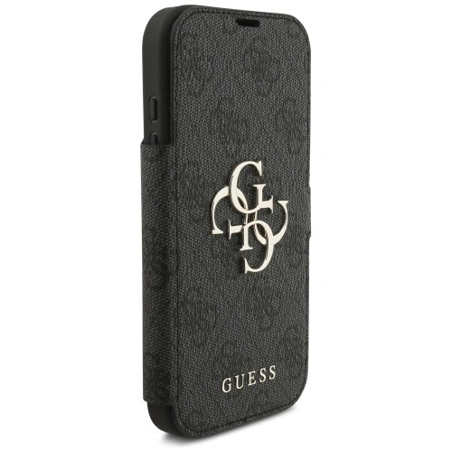 Etui Guess Book 4G Metal Logo do Apple iPhone 17 Pro czarny