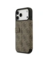 Etui Guess Book 4G Metal Logo do Apple iPhone 17 Pro Max brązowy