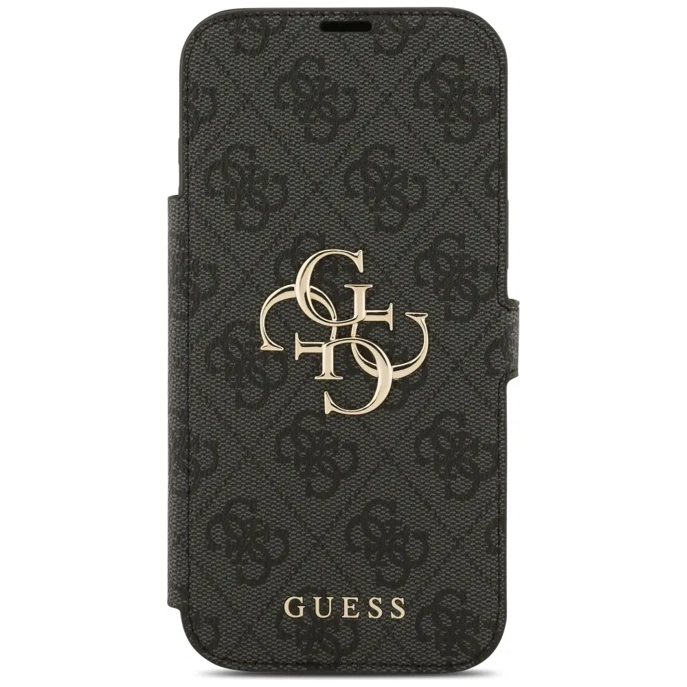 Etui Guess Book 4G Metal Logo do Apple iPhone 17 Pro Max czarny