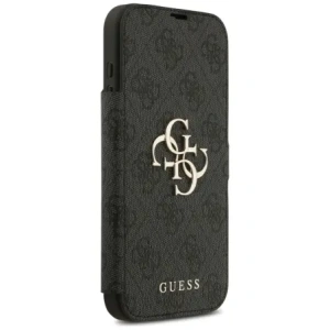 Etui Guess Book 4G Metal Logo do Apple iPhone 17 Pro Max czarny