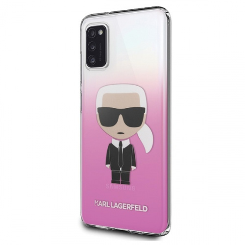 Karl Lagerfeld Distributor - 3700740478806 - KLD305PNK - Karl Lagerfeld KLHCA41TRDFKPI Samsung Galaxy A41 pink Gradient Ikonik Karl - B2B homescreen