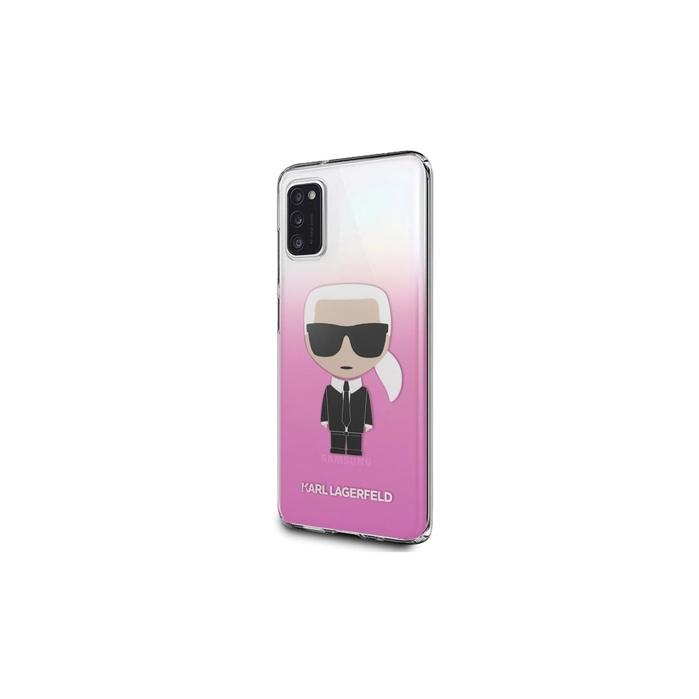 Hurtownia GSM - Etui Karl Lagerfeld KLHCA41TRDFKPI Samsung Galaxy A41 růžový/pink Gradient Ikonik Karl - KLD305PNK - {ean13} - Hurt