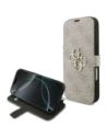 Etui Guess Book 4G Metal Logo do Apple iPhone 17 Pro różowy