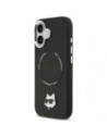 Etui Karl Lagerfeld Choupette Pin MagSafe do Apple iPhone 17 czarny
