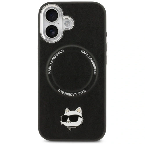 Etui Karl Lagerfeld Choupette Pin MagSafe do Apple iPhone 17 czarny