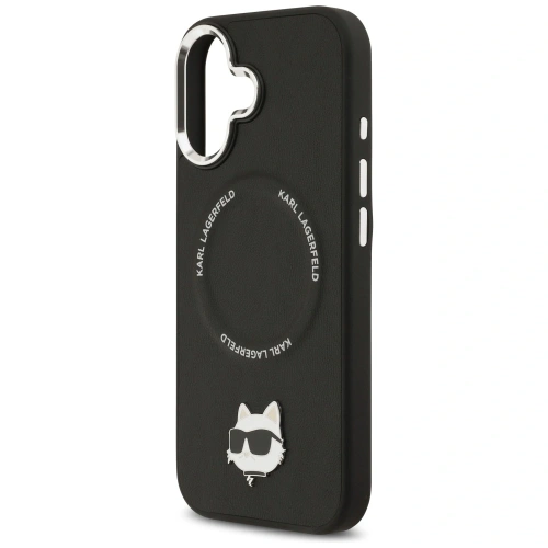 Etui Karl Lagerfeld Choupette Pin MagSafe do Apple iPhone 17 czarny