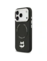 Etui Karl Lagerfeld Choupette Pin MagSafe do Apple iPhone 17 Pro czarny