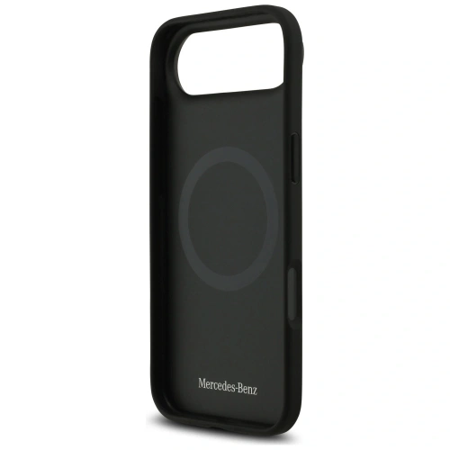 Etui Mercedes Leather Large Laurel Leave MagSafe do Apple iPhone Air czarny