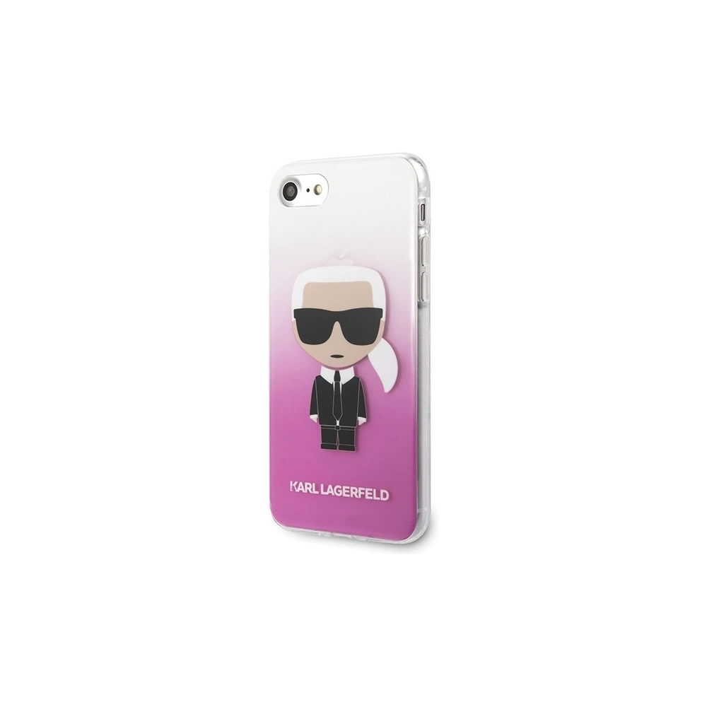 Hurtownia GSM - Etui Karl Lagerfeld KLHCI8TRDFKPI Apple iPhone SE 2022/SE 2020/8/7 růžový/pink Gradient Ikonik Karl - KLD307PNK - {ean13} - Hurt