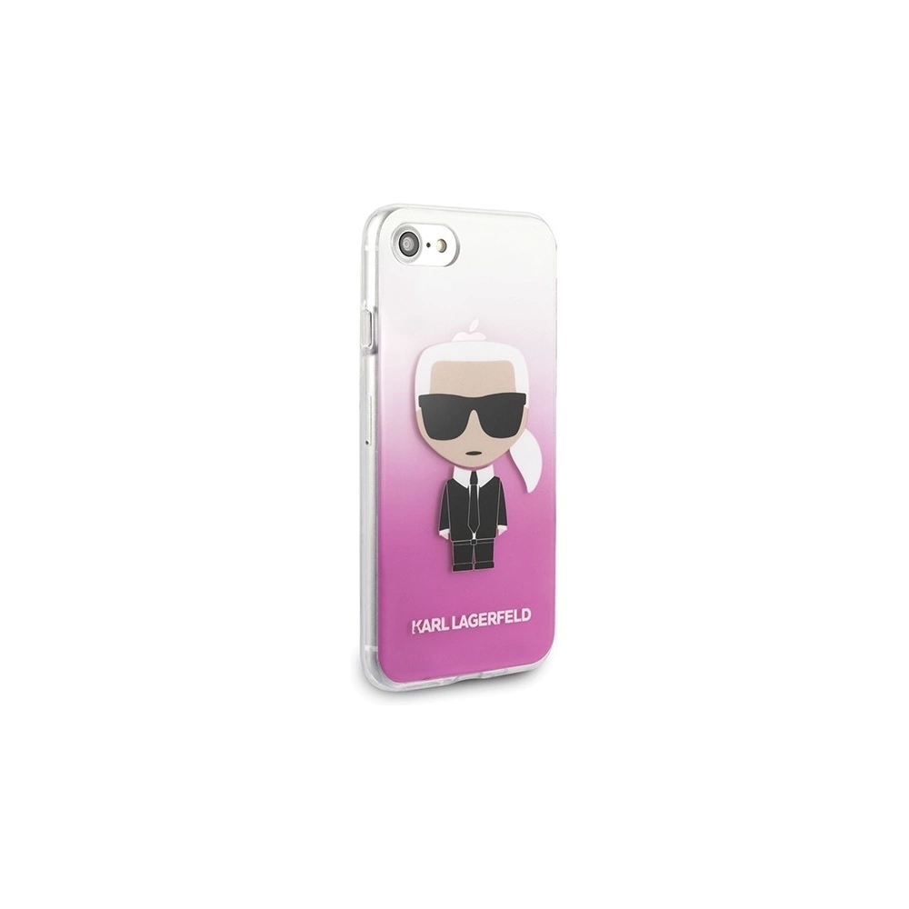 Hurtownia GSM - Etui Karl Lagerfeld KLHCI8TRDFKPI Apple iPhone SE 2022/SE 2020/8/7 růžový/pink Gradient Ikonik Karl - KLD307PNK - {ean13} - Hurt