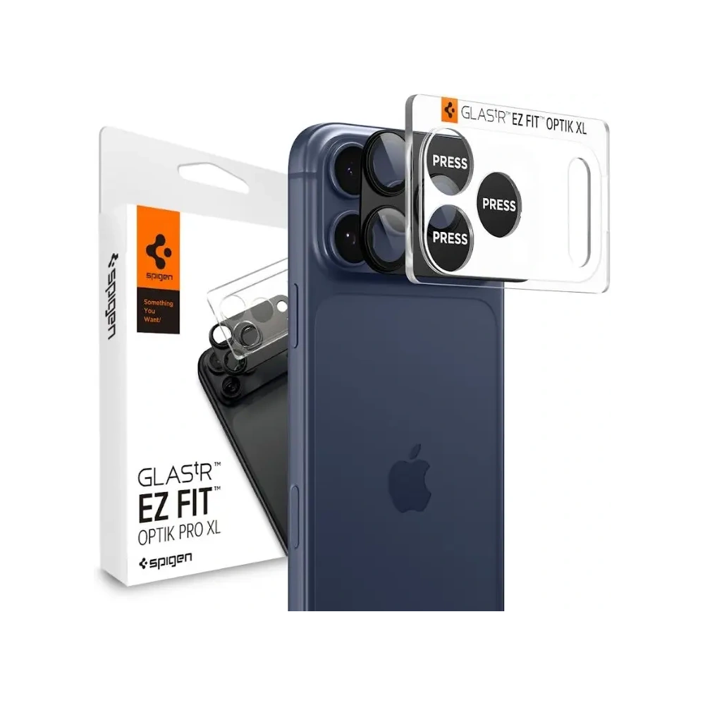 Osłona aparatu Spigen Optik Pro XL Glas.tr ez Fit Camera Protector do Apple iPhone 17 Pro Black