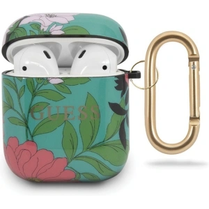Hurtownia GSM - Etui Guess GUACA2TPUBKFL01 Apple kryt na AirPods zelený/green N.1 Flower Collection - GUE550GRN - {ean13} - Hurt