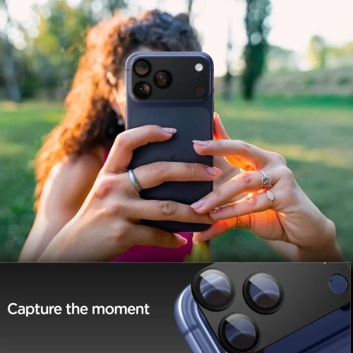 Osłona aparatu Spigen Optik Pro XL Glas.tr ez Fit Camera Protector do Apple iPhone 17 Pro Max Black