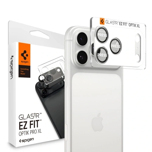 Osłona aparatu Spigen Optik Pro XL Glas.tr ez Fit Camera Protector do Apple iPhone 17 Pro Max Silver
