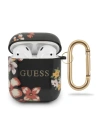 Guess GUACA2TPUBKFL04 Apple AirPods cover black N.4 Flower Collection