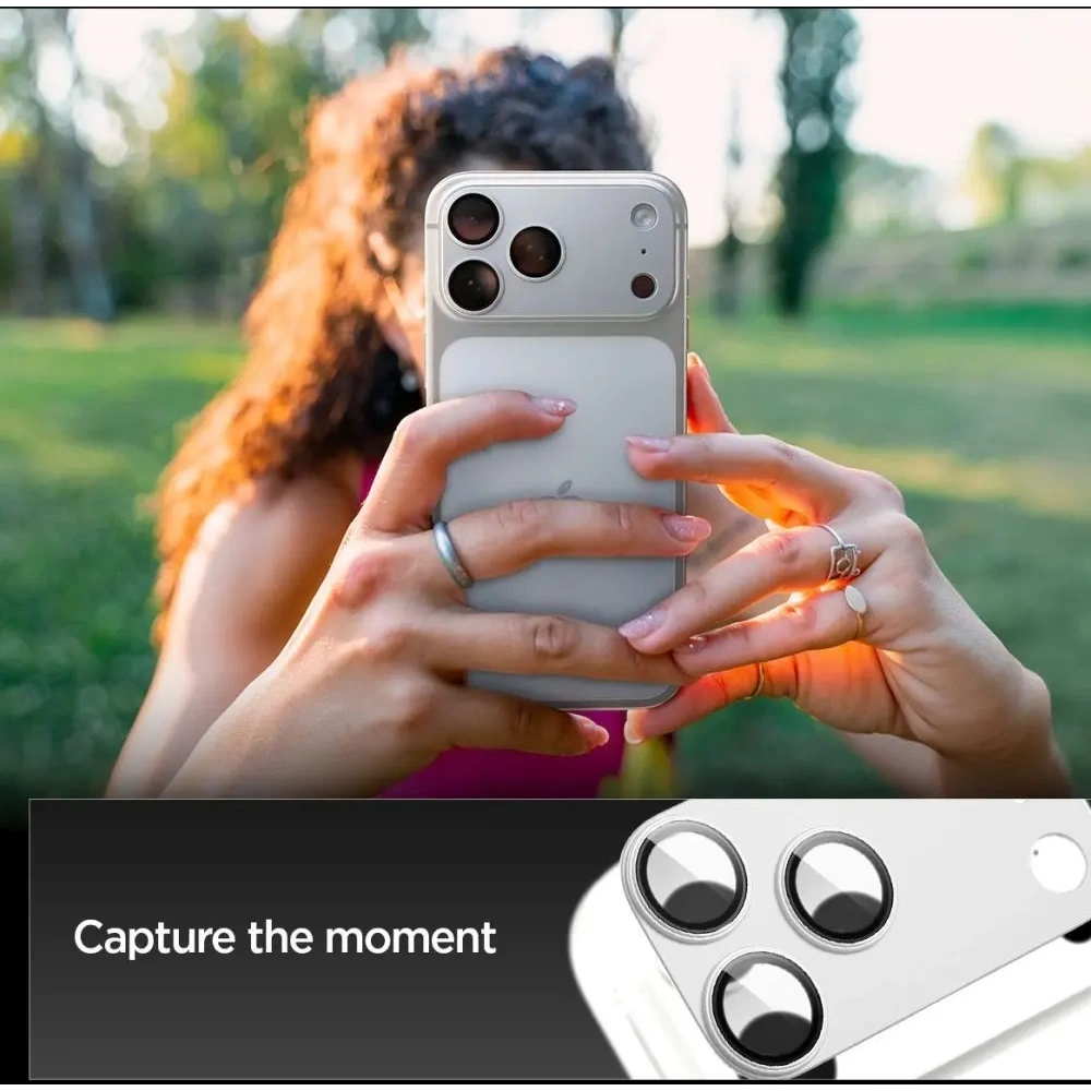 Osłona aparatu Spigen Optik Pro XL Glas.tr ez Fit Camera Protector do Apple iPhone 17 Pro Max Silver