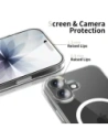 Etui Tech-Protect Flexair Hybrid CC MagSafe do Apple iPhone 17 Clear