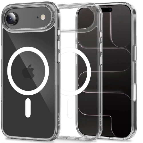 Etui Tech-Protect Flexair Hybrid CC MagSafe do Apple iPhone Air Clear