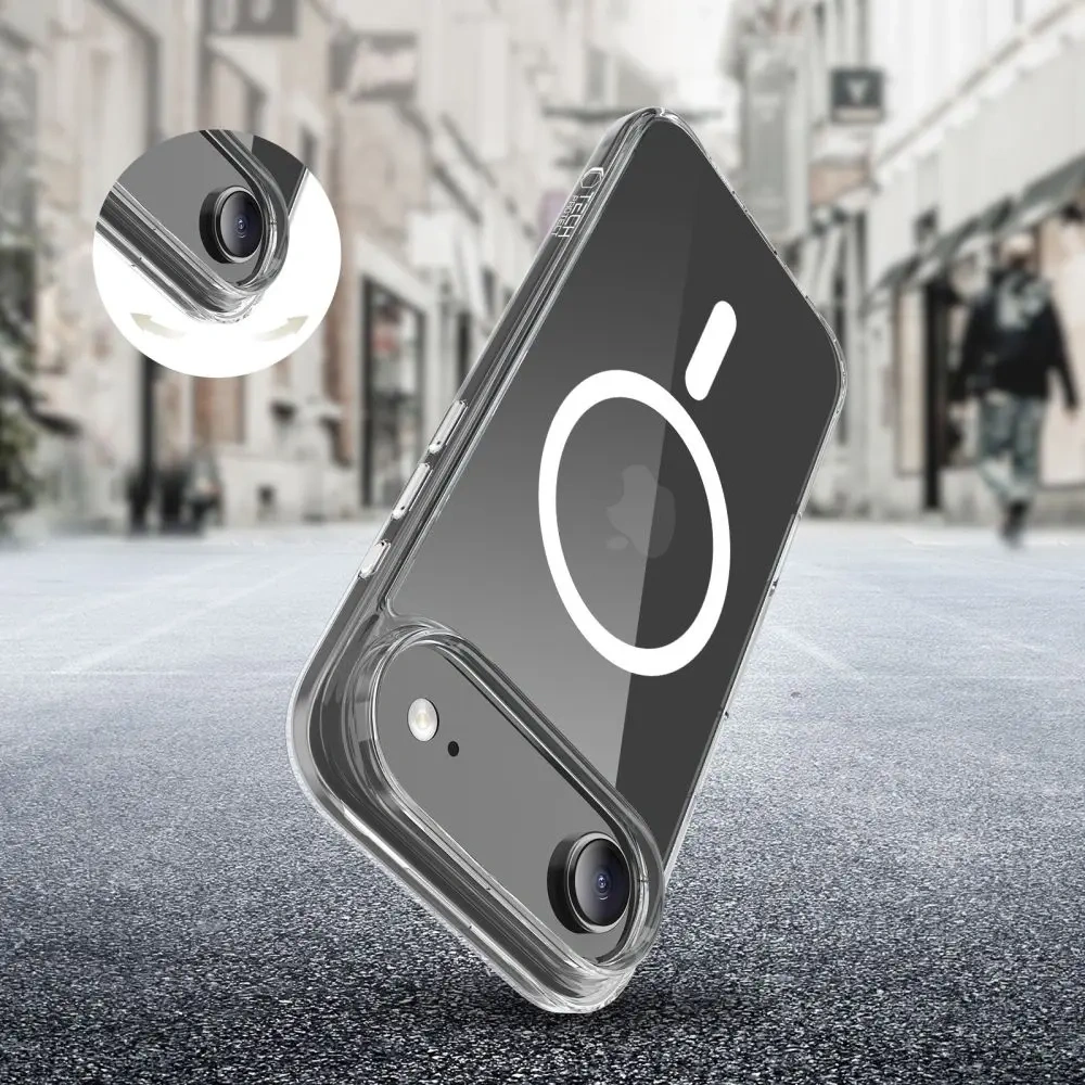 Etui Tech-Protect Flexair Hybrid CC MagSafe do Apple iPhone Air Clear