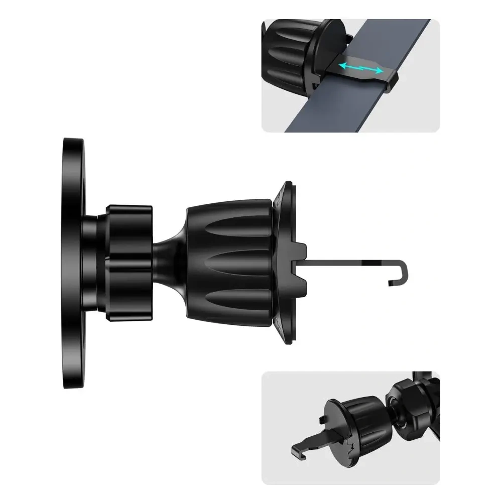 Magnetyczny uchwyt samochodowy do kratki nawiewu Tech-Protect N56 Magnetic MagSafe Vent Car Mount Carbon Black