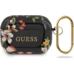Etui Guess GUACAPTPUBKFL04 Apple AirPods Pro cover czarny/black N.4 Flower Collection