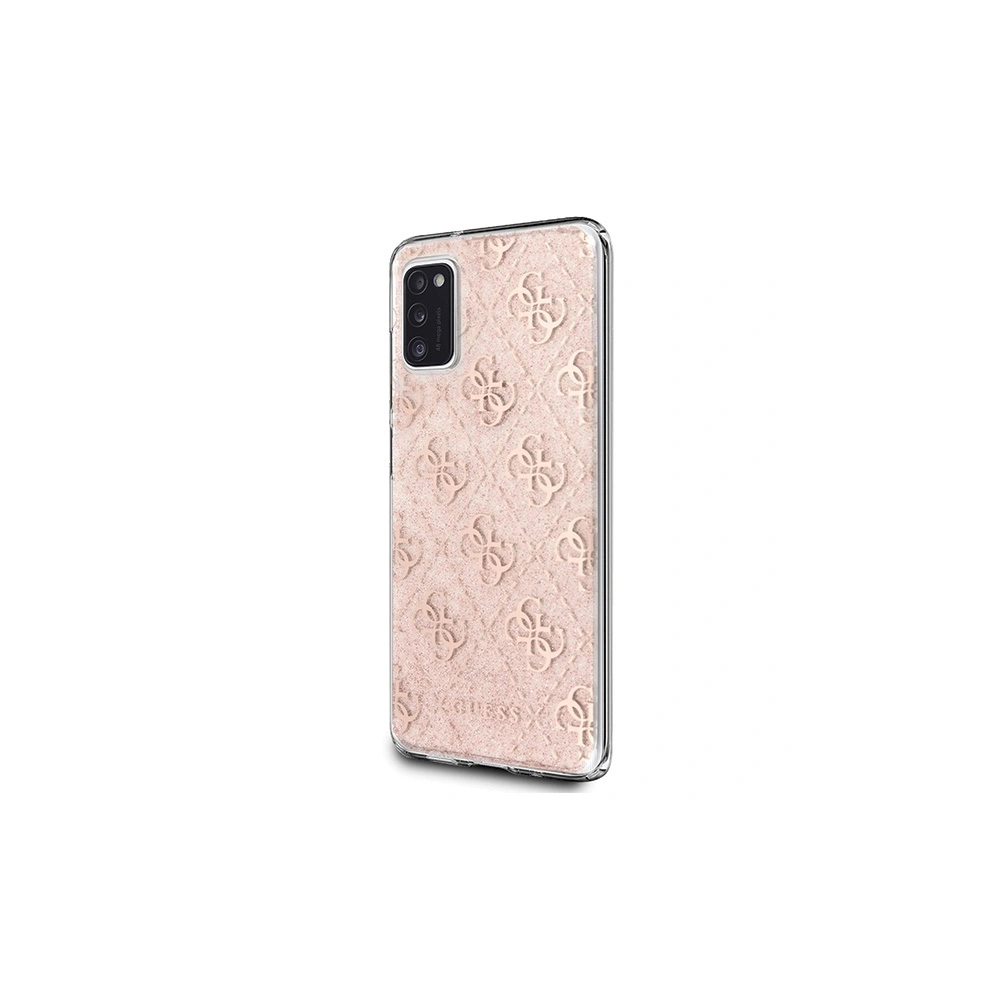 Hurtownia GSM - Etui Guess GUHCA41PCU4GLPI Samsung Galaxy A41 růžový/pink hard case 4G Glitter - GUE556PNK - {ean13} - Hurt