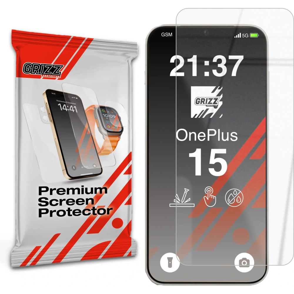 Szkło hybrydowe GrizzGlass HybridGlass do OnePlus 15
