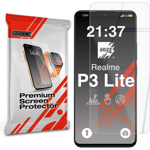 Szkło hybrydowe GrizzGlass HybridGlass do Realme P3 Lite
