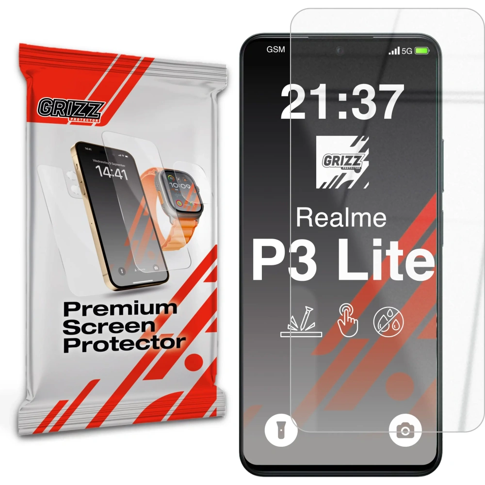 Szkło hybrydowe GrizzGlass HybridGlass do Realme P3 Lite