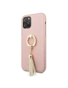 Wholesale Guess GUHCN58RSSARG Apple iPhone 11 Pro pink hard case Saffiano with ring stand - GUE558PNK - {ean13} - Hurt