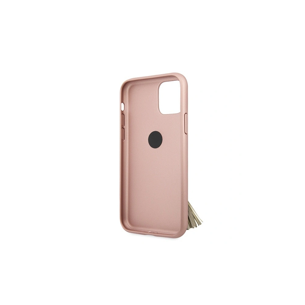 Wholesale Guess GUHCN58RSSARG Apple iPhone 11 Pro pink hard case Saffiano with ring stand - GUE558PNK - {ean13} - Hurt