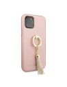 Wholesale Guess GUHCN58RSSARG Apple iPhone 11 Pro pink hard case Saffiano with ring stand - GUE558PNK - {ean13} - Hurt