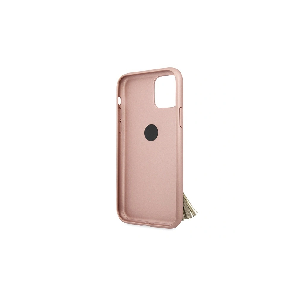 Hurtownia GSM - Etui Guess GUHCN61RSSARG Apple iPhone 11 rozie/pink hard case Saffiano cu suport pentru inel - GUE559PNK - {ean13} - Hurt