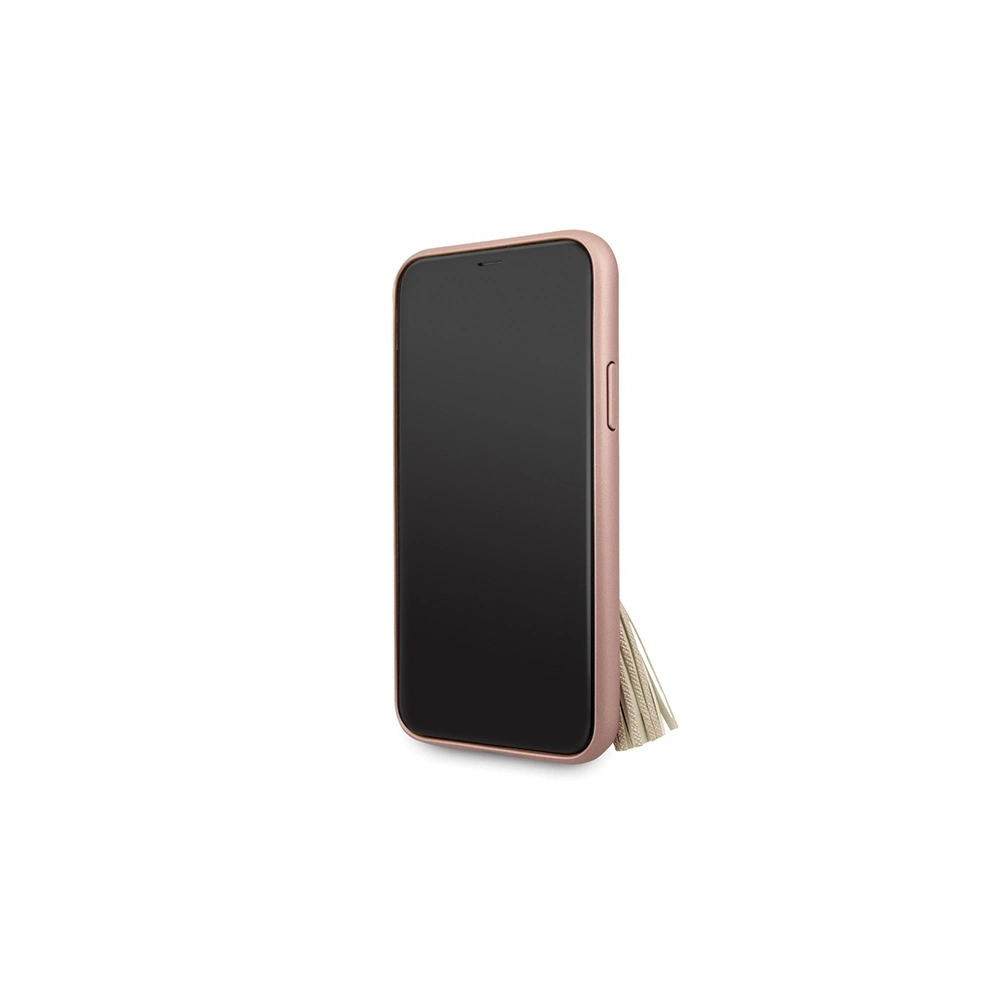 Hurtownia GSM - Etui Guess GUHCN61RSSARG Apple iPhone 11 rozie/pink hard case Saffiano cu suport pentru inel - GUE559PNK - {ean13} - Hurt