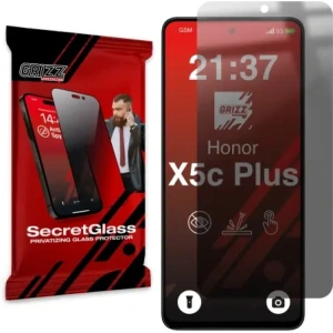 Matowe szkło prywatyzujące GrizzGlass SecretGlass do Honor X5c Plus