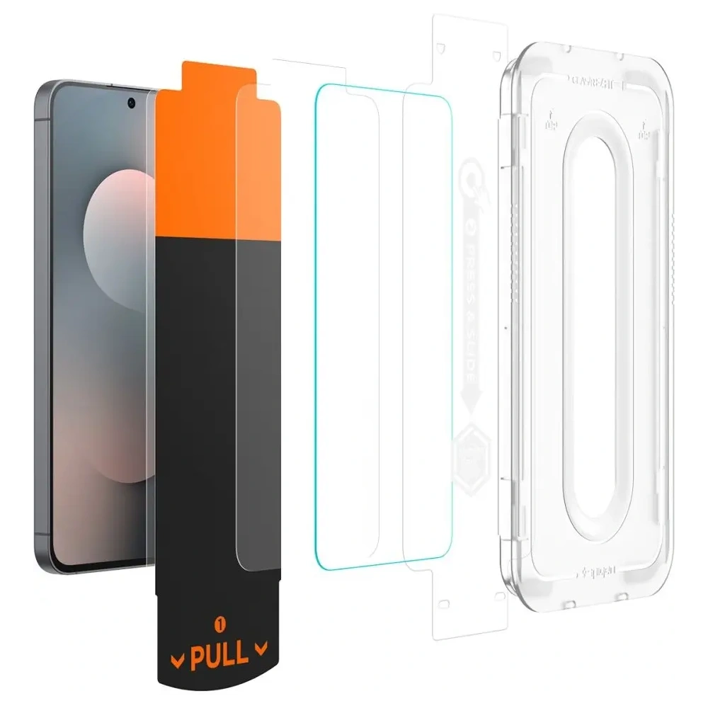 Szkło hartowane Spigen Glas.tr ez Fit Pro do Samsung Galaxy S25 Fe Clear [2 PACK]