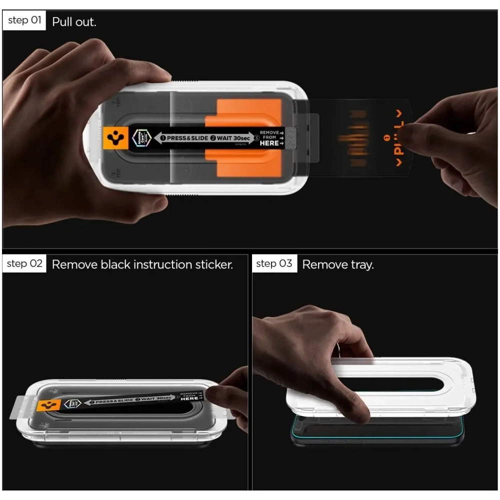 Szkło hartowane Spigen Glas.tr ez Fit Pro do Samsung Galaxy S25 Fe Clear [2 PACK]