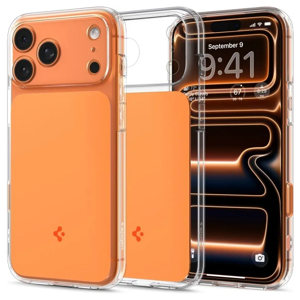Etui Spigen Ultra Hybrid T Mag MagSafe do Apple iPhone 17 Pro Glossy Orange