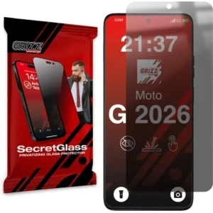 Matowe szkło prywatyzujące GrizzGlass SecretGlass do Motorola Moto G (2026)