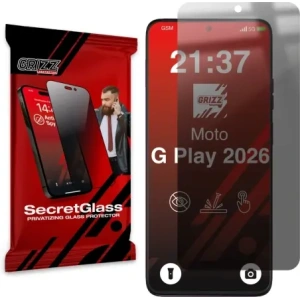Matowe szkło prywatyzujące GrizzGlass SecretGlass do Motorola Moto G Play (2026)