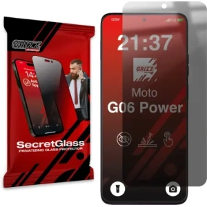 Matowe szkło prywatyzujące GrizzGlass SecretGlass do Motorola Moto G06 Power